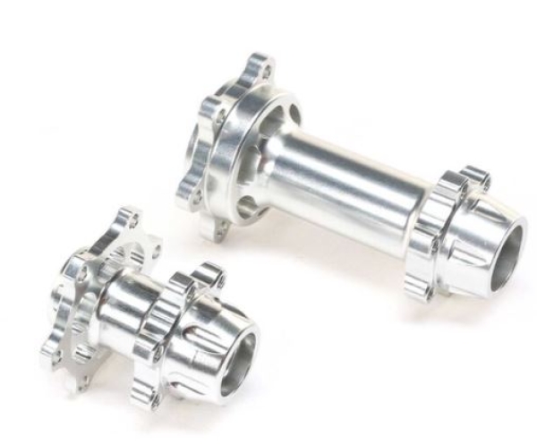 LOS362005 Promoto Alu Hub-Set silver vorne+hinten